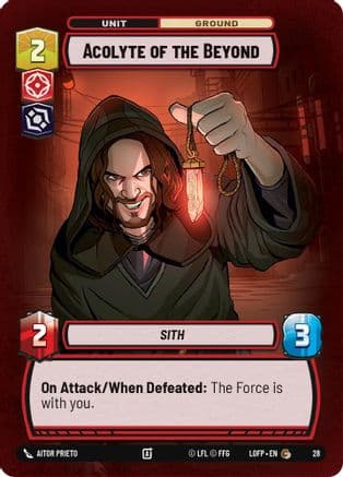 Acolyte of the Beyond | Foil (28)  [Organized Play Promos]