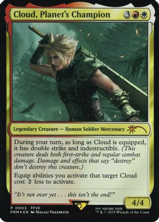 Cloud, Planet's Champion (Costco Bundle) (003) [Unique and Miscellaneous Promos]  Foil