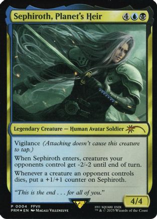 Sephiroth, Planet's Heir (Costco Bundle) (004) [Unique and Miscellaneous Promos]  Foil