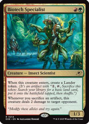 Biotech Specialist (214) [Edge of Eternities]  Foil