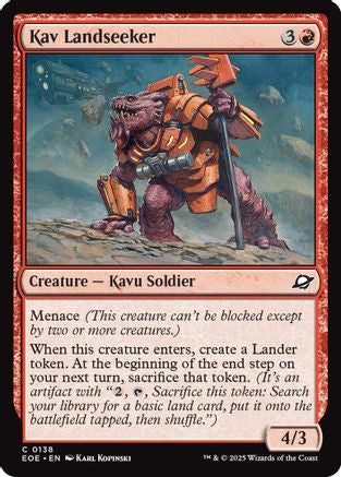 Kav Landseeker (138) [Edge of Eternities]  Foil