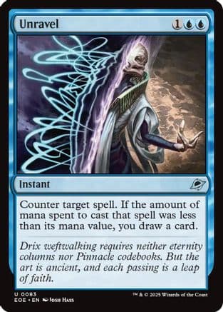 Unravel (083) [Edge of Eternities]  Foil