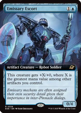 Emissary Escort (Extended Art) (326) [Edge of Eternities]