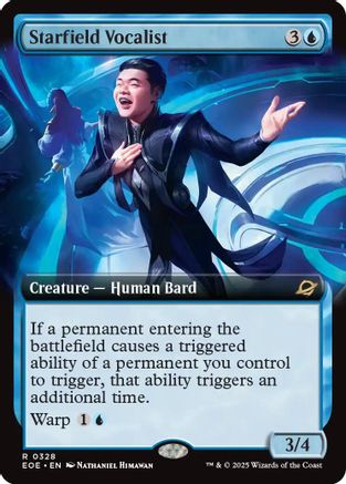 Starfield Vocalist (Extended Art) (328) [Edge of Eternities]