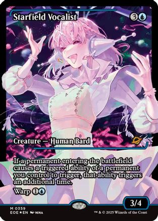 Starfield Vocalist (Showcase) (359) [Edge of Eternities]  Foil