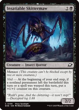 Insatiable Skittermaw (108) [Edge of Eternities]  Foil