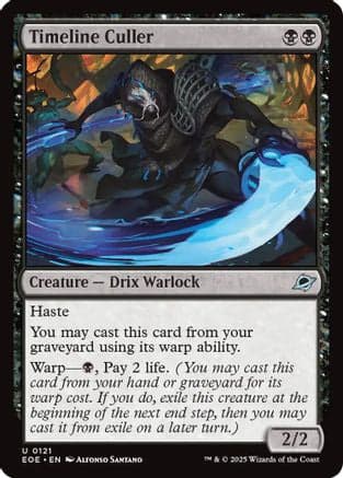 Timeline Culler (121) [Edge of Eternities]  Foil