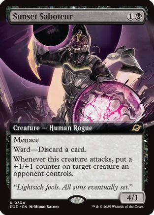Sunset Saboteur (Extended Art) (334) [Edge of Eternities]