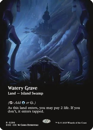 Watery Grave (Borderless) (286) [Edge of Eternities]