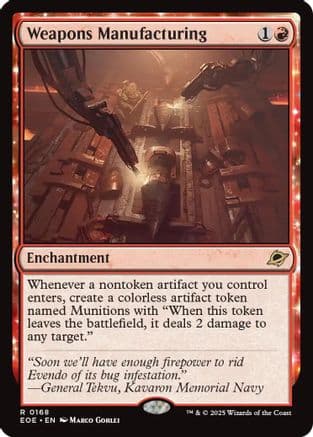 Weapons Manufacturing (168) [Edge of Eternities]