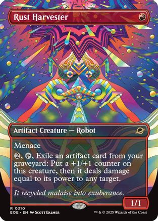 Rust Harvester (Borderless) (310) [Edge of Eternities]  Foil