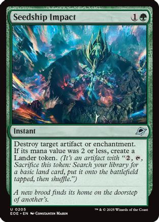 Seedship Impact (205) [Edge of Eternities]  Foil