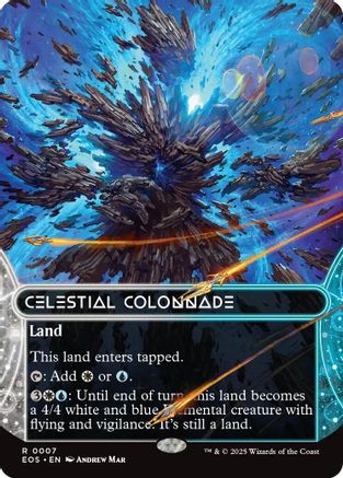 Celestial Colonnade (0007) (Borderless) (007) [Edge of Eternities: Stellar Sights]  Foil