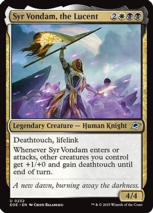 Syr Vondam, the Lucent (232) [Edge of Eternities]  Foil