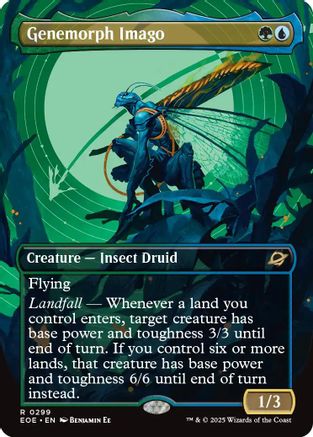 Genemorph Imago (Borderless) (299) [Edge of Eternities]  Foil