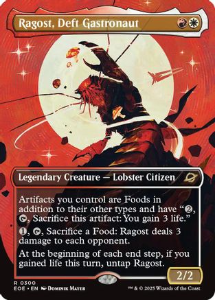 Ragost, Deft Gastronaut (Borderless) (300) [Edge of Eternities]  Foil