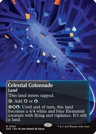 Celestial Colonnade (0052) (Borderless) (052) [Edge of Eternities: Stellar Sights]