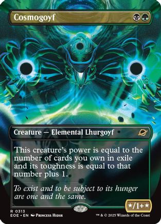 Cosmogoyf (Borderless) (313) [Edge of Eternities]  Foil