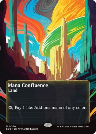 Mana Confluence (0070) (Borderless) (070) [Edge of Eternities: Stellar Sights]  Foil
