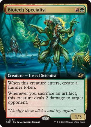 Biotech Specialist (Extended Art) (347) [Edge of Eternities]  Foil