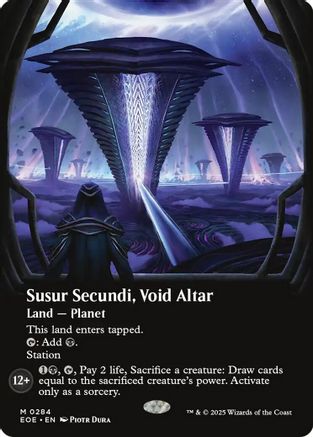 Susur Secundi, Void Altar (Borderless) (284) [Edge of Eternities]  Foil