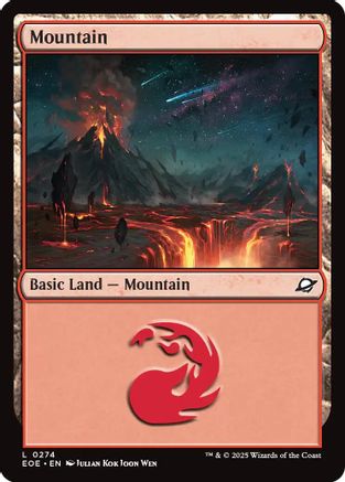 Mountain (0274) (274) [Edge of Eternities]  Foil