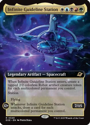 Infinite Guideline Station (Extended Art) (348) [Edge of Eternities]  Foil