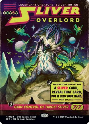 Sliver Overlord (Showcase) (128) [Special Guests]  Foil