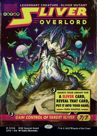 Sliver Overlord (Showcase) (128) [Special Guests]  Foil