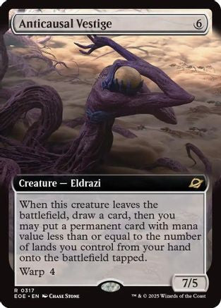 Anticausal Vestige (Extended Art) (317) [Edge of Eternities]  Foil