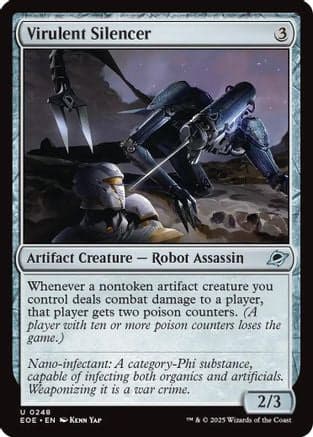 Virulent Silencer (248) [Edge of Eternities]  Foil