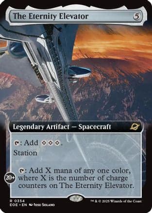 The Eternity Elevator (Extended Art) (354) [Edge of Eternities]  Foil