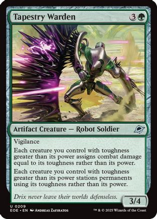 Tapestry Warden |  Foil (209) [Edge of Eternities]