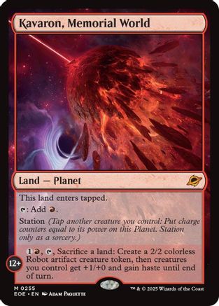 Kavaron, Memorial World (255) [Edge of Eternities]  Foil