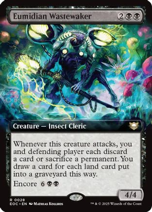 Eumidian Wastewaker (Extended Art) (028) [Commander: Edge of Eternities]