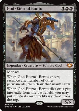 God-Eternal Bontu (083) [Commander: Edge of Eternities]