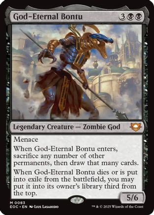 God-Eternal Bontu (083) [Commander: Edge of Eternities]