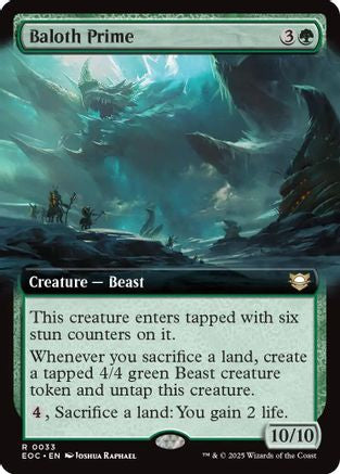 Baloth Prime (Extended Art) |  (033) [Commander: Edge of Eternities]