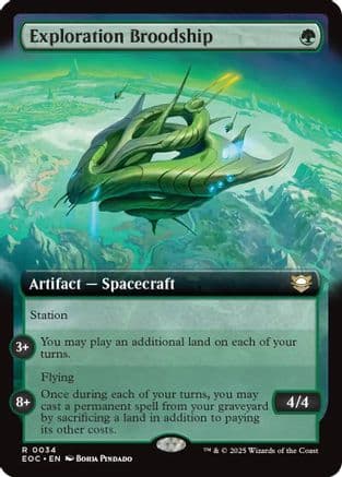 Exploration Broodship (Extended Art) |  (034) [Commander: Edge of Eternities]