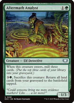 Aftermath Analyst |  (091) [Commander: Edge of Eternities]