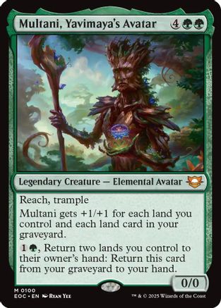 Multani, Yavimaya's Avatar (100) [Commander: Edge of Eternities]