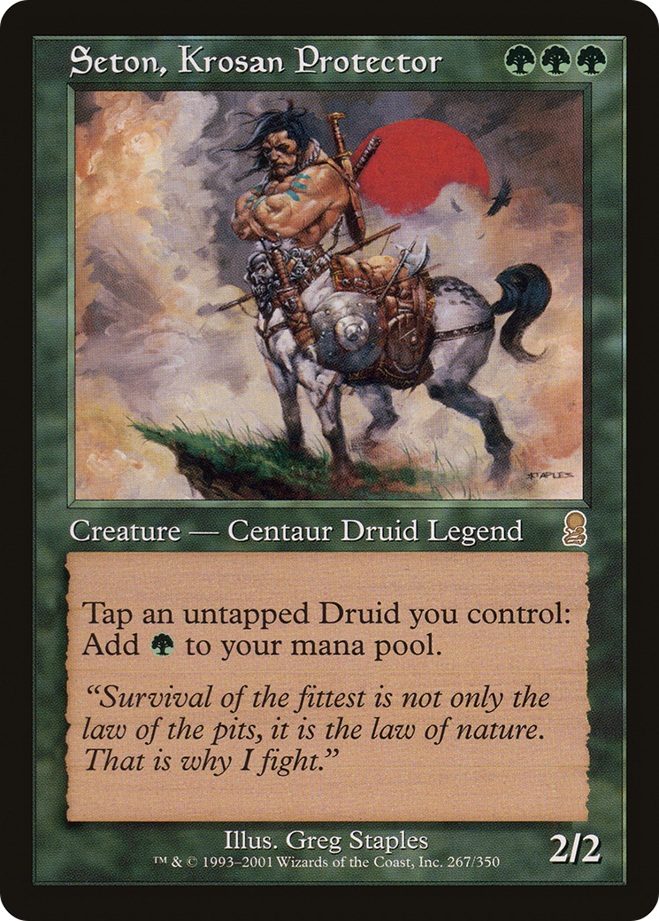 Seton, Krosan Protector [Odyssey] Foil