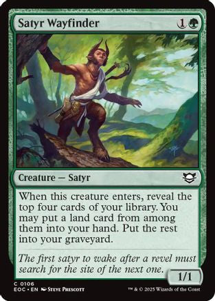 Satyr Wayfinder |  (106) [Commander: Edge of Eternities]