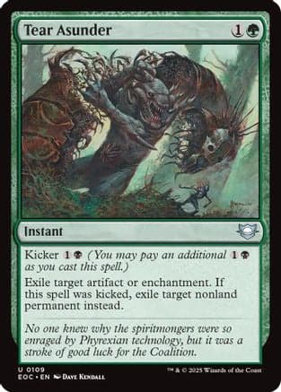 Tear Asunder |  (109) [Commander: Edge of Eternities]