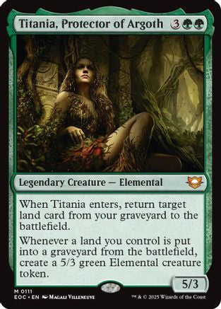 Titania, Protector of Argoth (111) [Commander: Edge of Eternities]
