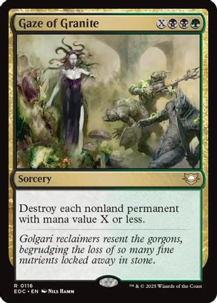 Gaze of Granite |  (116) [Commander: Edge of Eternities]