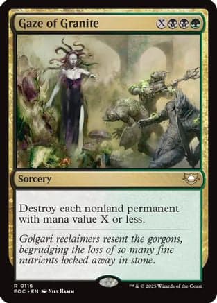 Gaze of Granite |  (116) [Commander: Edge of Eternities]