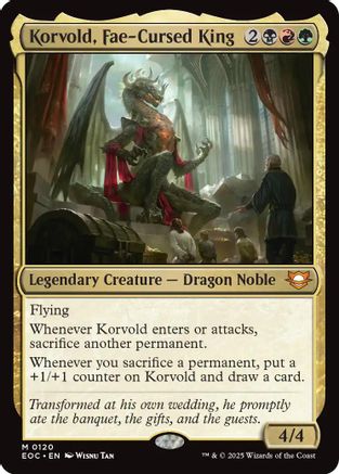 Korvold, Fae-Cursed King |  (120) [Commander: Edge of Eternities]