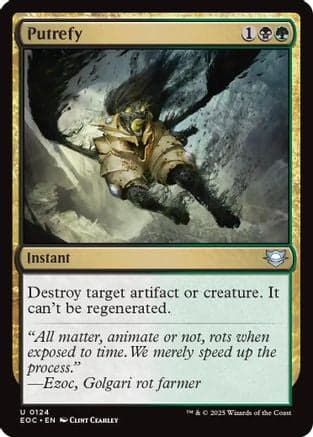 Putrefy |  (124) [Commander: Edge of Eternities]