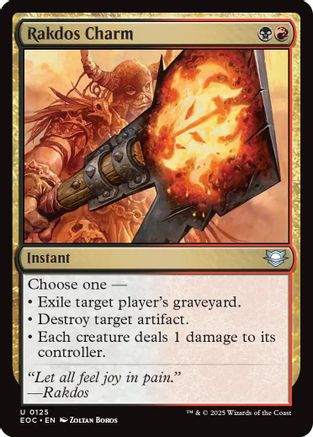 Rakdos Charm |  (125) [Commander: Edge of Eternities]